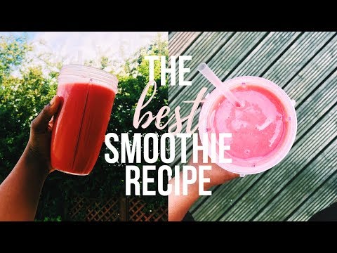 delicious-smoothie-recipe!-✨-|-vegan-strawberry-&-banana-smoothie