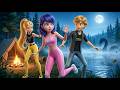 MIRACULOUS : Lake Monster ATTACKS Their Camping Night?! 😱🌲 Midnight Forest Horror! | LadyBug Story