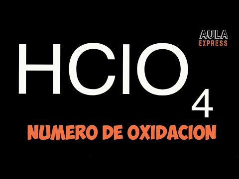 Video: ¿Cuál es el número de oxidación del cloro en el ácido perclórico?