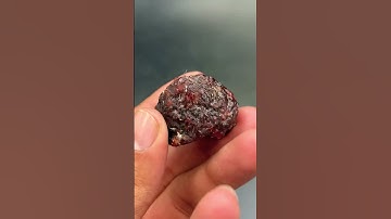 Etched Garnet #shorts #gemstone #shortvideo #garnet #usa #minerals