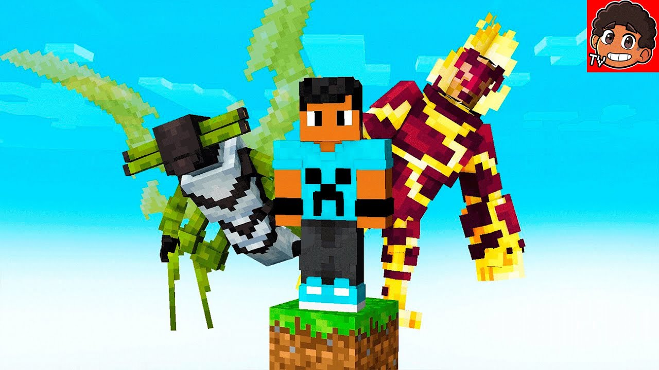 APENAS 1 BLOCO de BEN 10 no Minecraft!