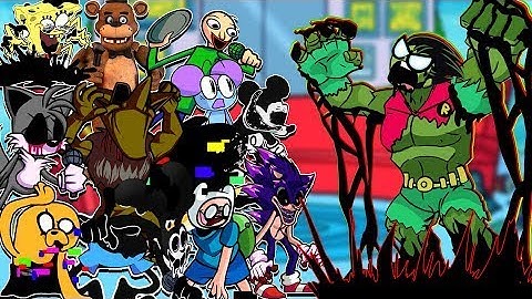 FNF Bossy (Robin Hunk) But Different Characters Sing It 🎵 (Everyone Sings Overhead)