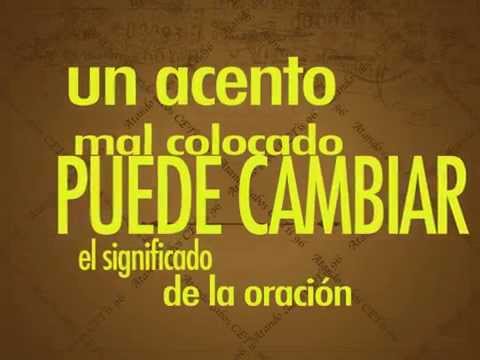 Resultado de imagen para ACENTO DIACRITICO