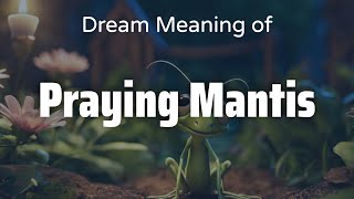 Praying Mantis Dream Meaning & Symbolism | Interpretation Psychology Content