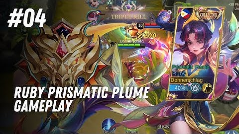 RUBY COLLECTOR SKIN (PRISMATIC PLUME) SHOWCASE - TOP GLOBAL RUBY IN MYTHICAL IMMORTAL RANK #04