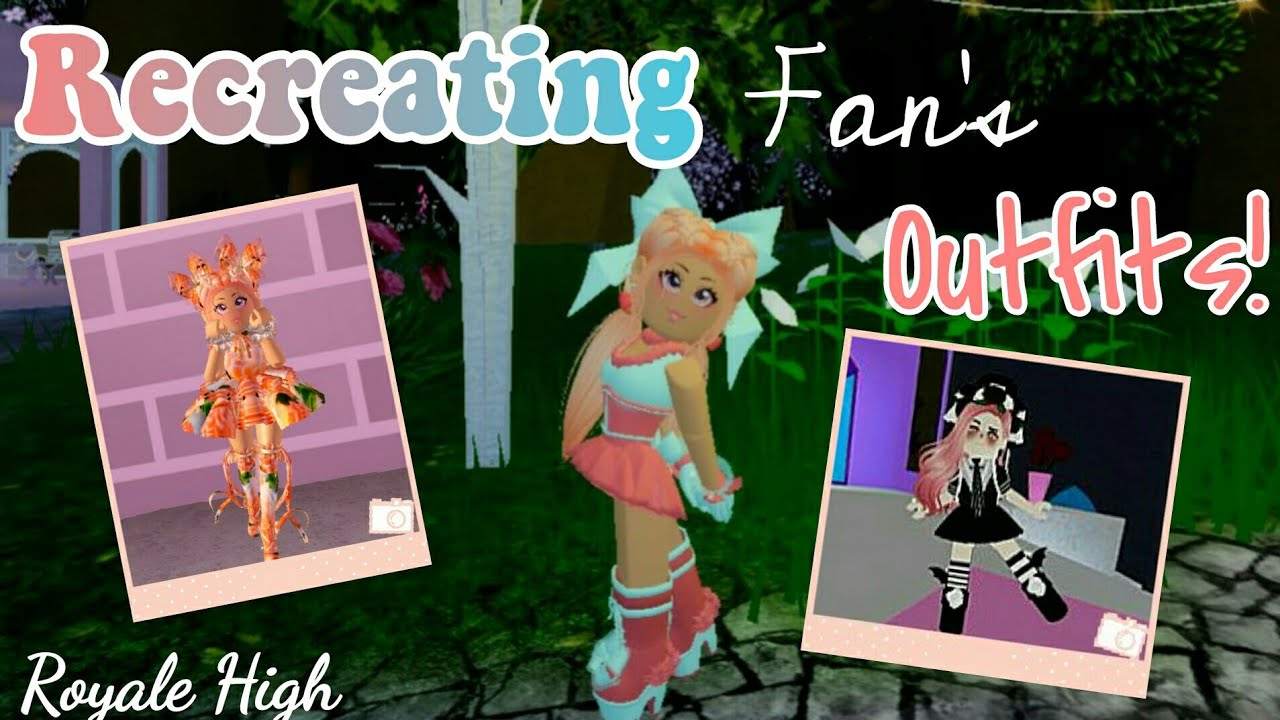 Recreating Fan S Outfit Royale High Roblox Youtube - new update recreating my fans cutest outfits roblox royale