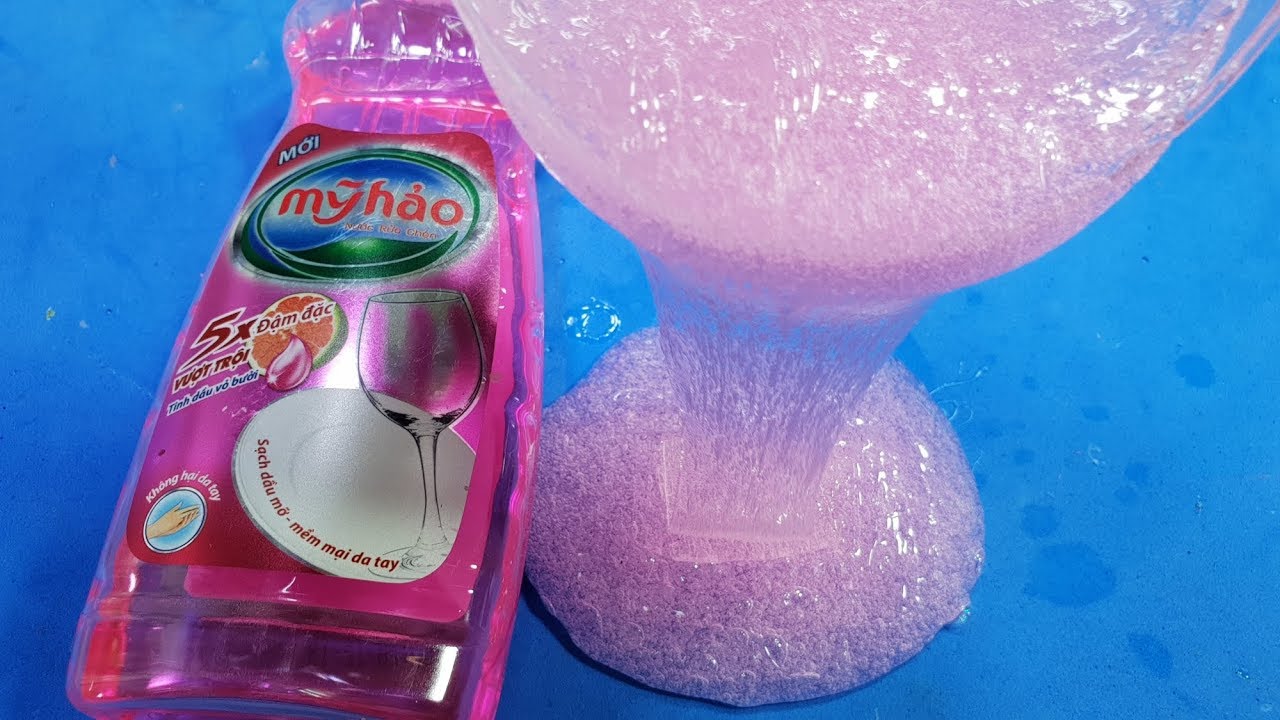 Dish Soap Slime Clear How To Make Slime With Dish Soap Recipe Youtube