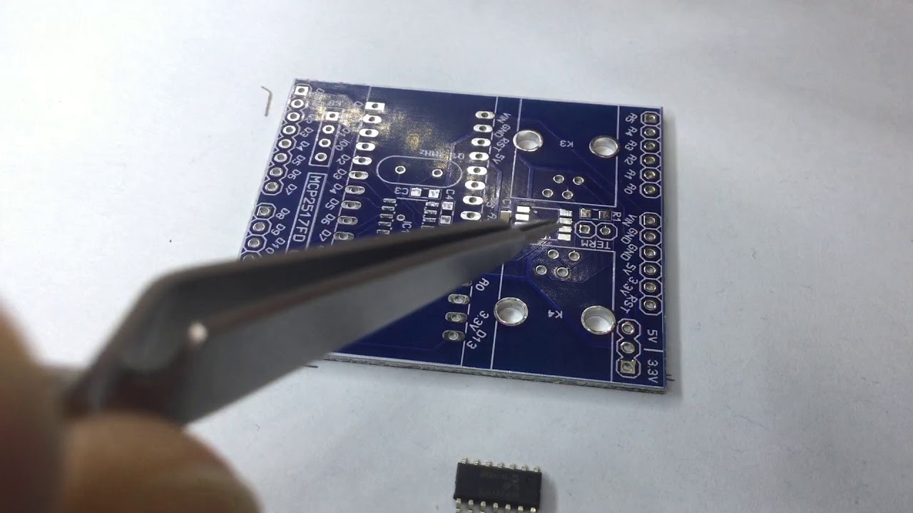 Soudage des composants CMS