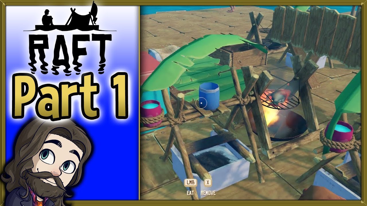 Raft Multiplayer Gameplay w/ VisNomadic! - Part 1