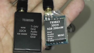 Review Ultra light Plug and Play 5.8Ghz Video Transmitters