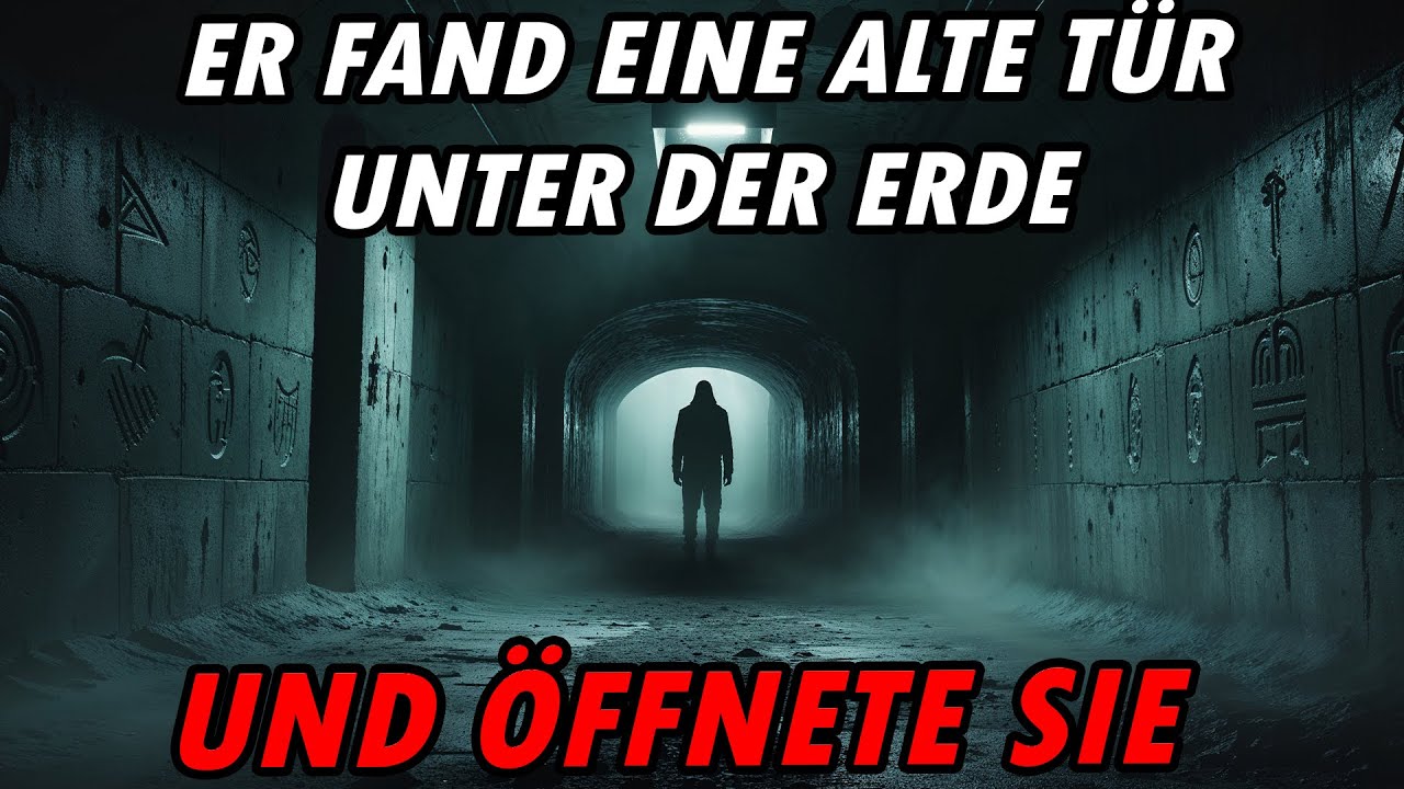 Er fand eine alte Tür unter der Erde und ÖFFNETE SIE 