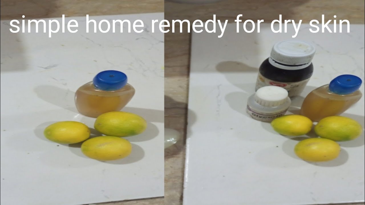 Simple home remedy for dry skin remove taning and dryness YouTube