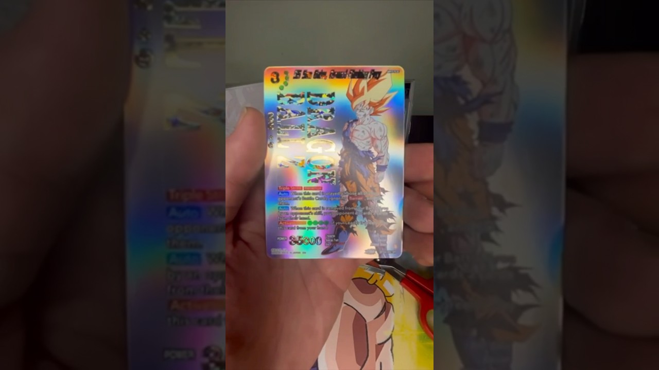 La carta más cara...+2500€  🤯🤩 Dragon ball super card game / collector booster Beyond generation.