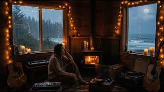 Immersive rain and forest piano melodies, 🕯️ for your peaceful escape into deep relaxation screenshot 3