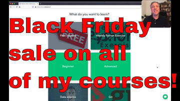 All 25 Python, data science, and Git courses in my online store are 40% off through Monday evening!