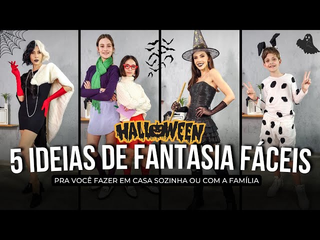 Fantasias improvisadas: se arrume com o que já tem em casa