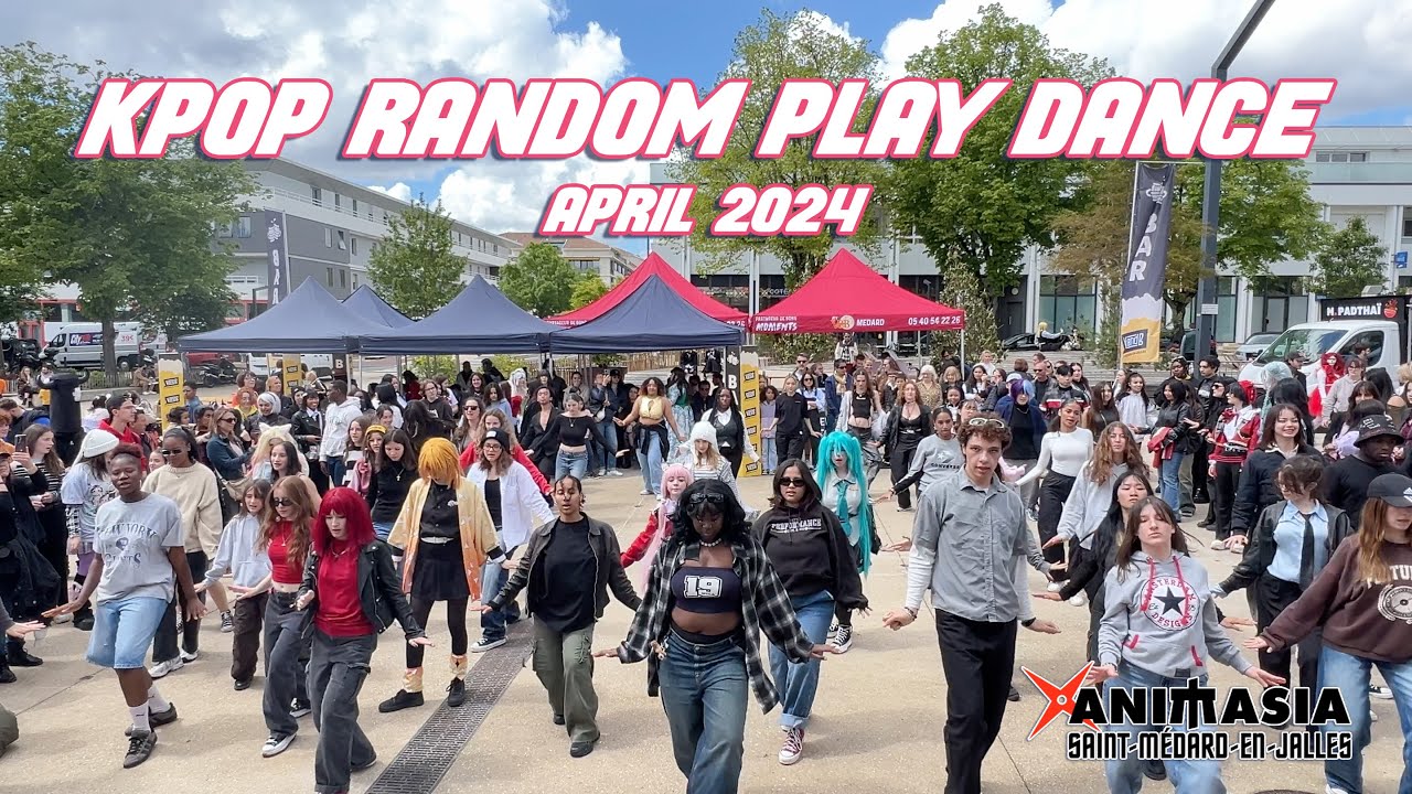 [보르도 랜덤플레이댄스]  KPOP RANDOM PLAY DANCE IN PUBLIC [ANIMASIA SAINT-MEDARD AVRIL 2024]