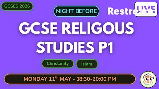 Night Before GCSE AQA GCSE RS - Every Possible Exam Question and SOWA