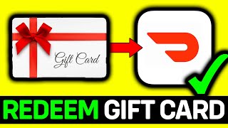 How To Redeem Doordash Gift Cards Without Pin In App