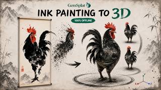 No Internet Needed!! 1-Click Vibe Coding Tool Brings 2D Art into 3D | Vibe Coding | Tool Share