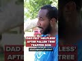 Maryland father felt 'helpless' after fallen tree pins 12-year-old son