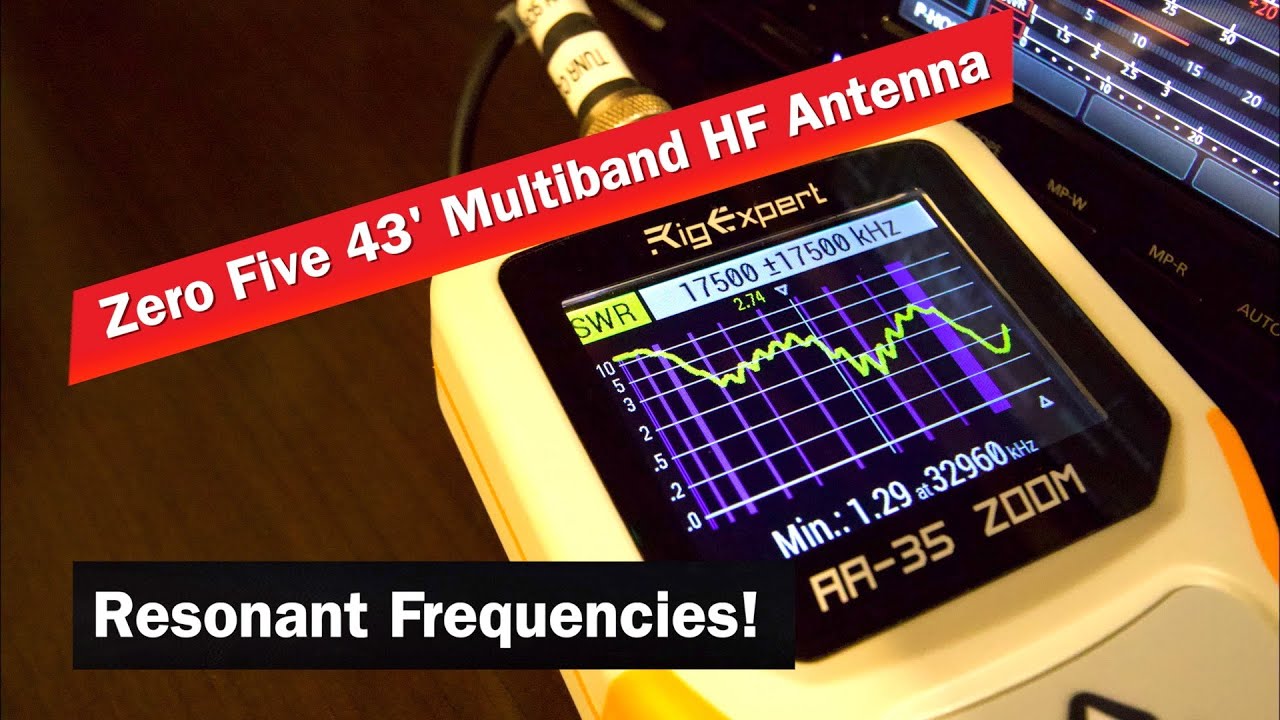 Zero Five 43' Resonant Frequencies | What bands is the Zero Five ...