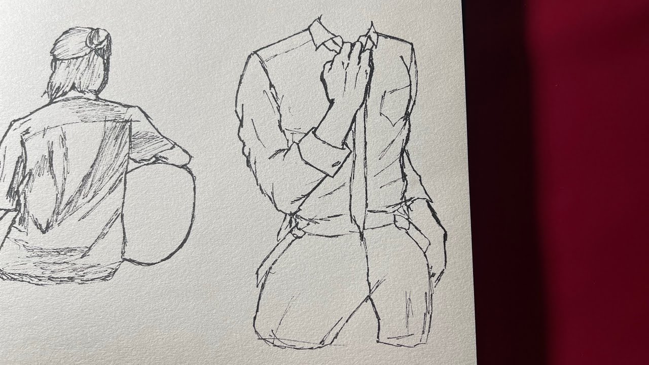 How to draw Body step by step Drawing Guide for beginners YouTube