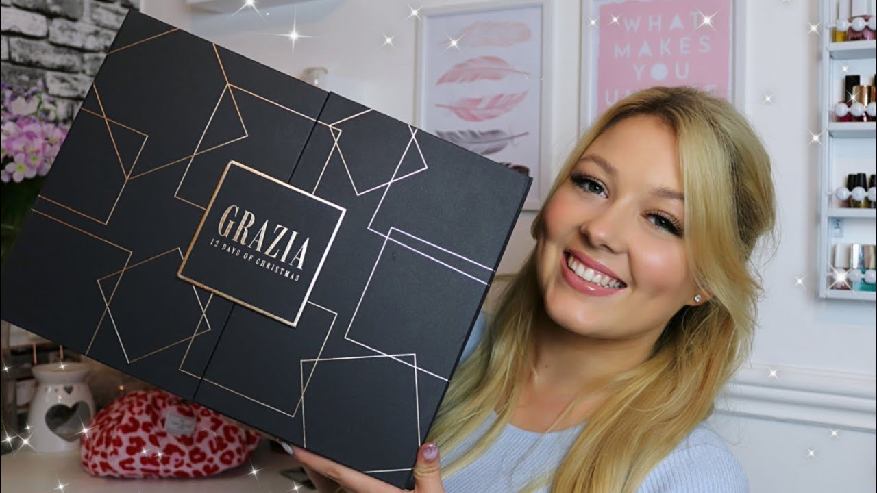 GRAZIA ADVENT CALENDAR UNBOXING + GLOSSYBOX BLACK FRIDAY OFFERS | Sammy Louise