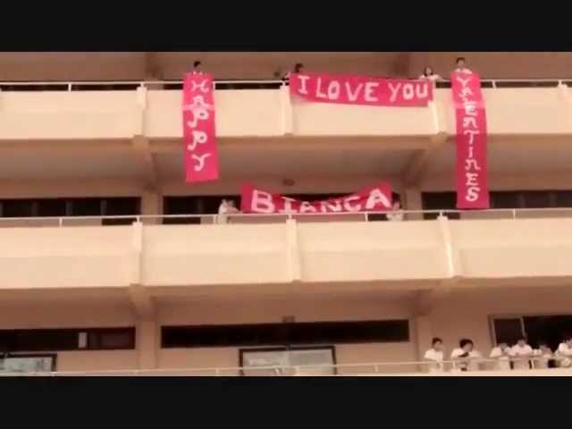 Lexus & Bianca ( 02.14.12 ) - Valentines surprise @ San Beda College Alabang