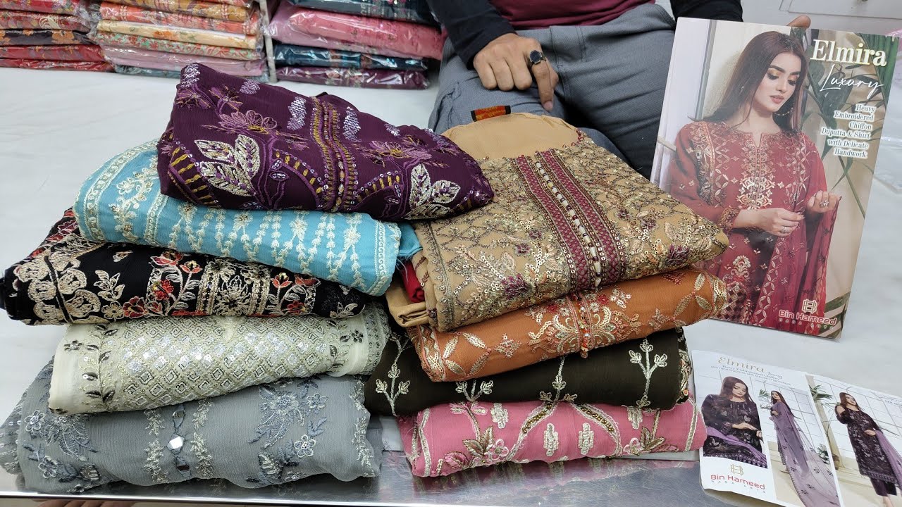 Original Pakistani BIN Hamid Party Wear | Bin Hamid Executive Brand ...