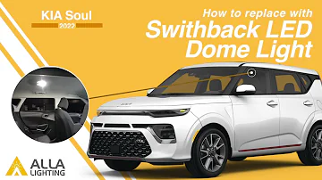 How to Change | Replace Kia Soul Dome Lights Bulb | LED Installation?