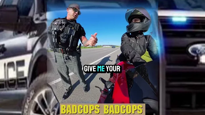 Cop Pulled Over Girl Biker Because Of Her Friend's Mistake