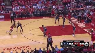 James Harden Banks Step-Back 3 Over Ricky Rubio Playoffs 2019 Jazz Vs Rockets