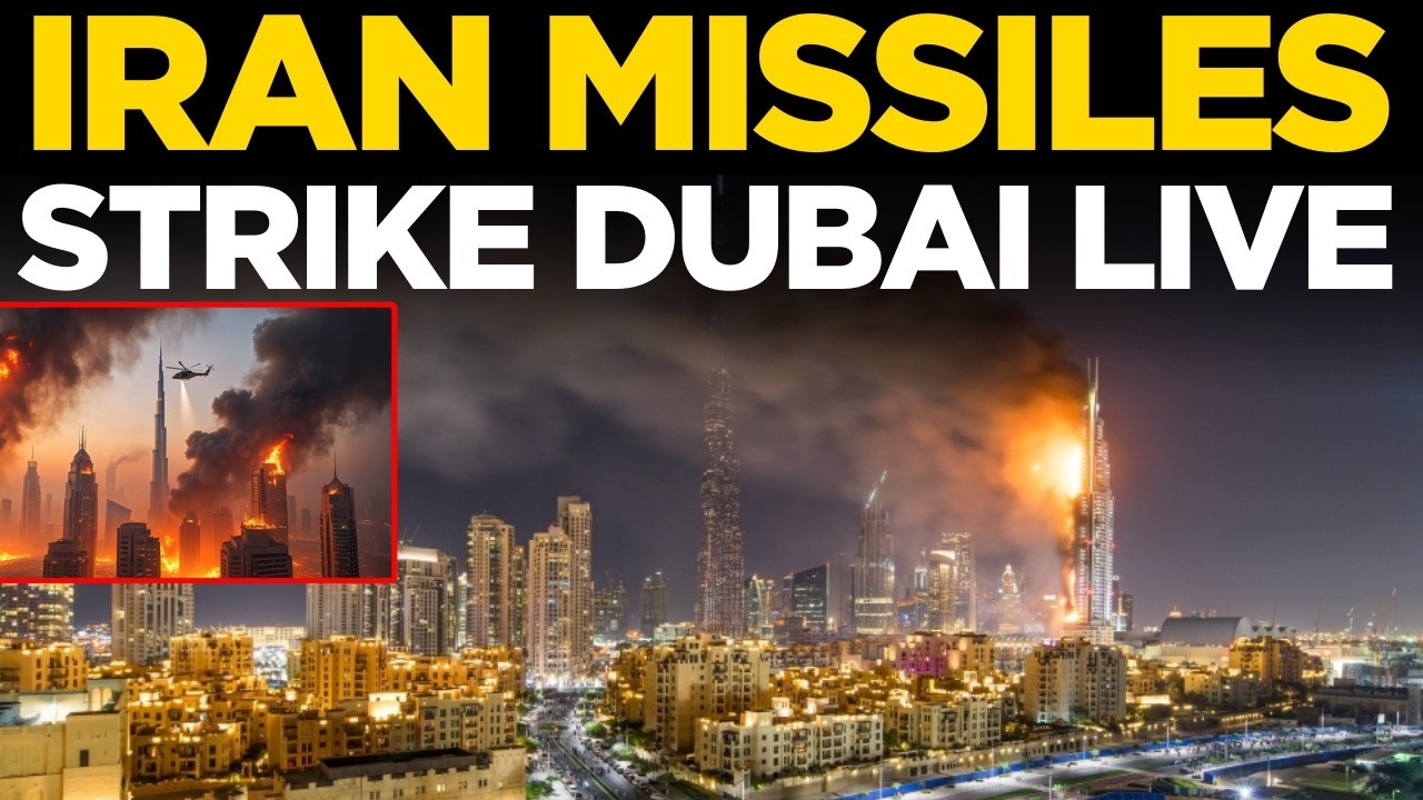 Breaking News LIVE: Explosions Rock Dubai as Iran Launches Missiles Toward UAE | US-Iran War LIVE