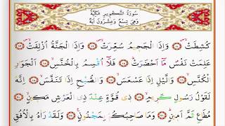 Surah 81 Al Takwir  By Saad Al Ghamdi