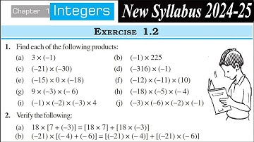 Exercise 1.2 | Chapter 1 Integers Class 7 Maths NCERT RBSE CBSE