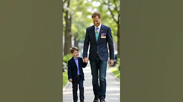 Prince Harry And His Nephew Prince George Walking Together Princeharry Princegeorge 