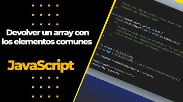 Devolver un array con los elementos comunes de dos array de números | JavaScript