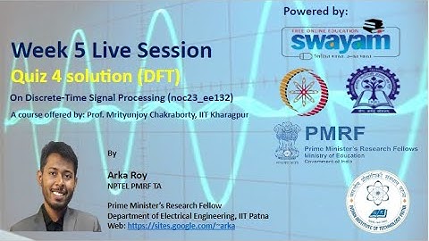 Week 5| Live Session| Quiz solution of Week 4 (noc23_ee132)| Arka Roy (IIT Patna)#nptel #iit_patna