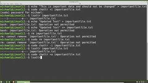 Linux Command Line (29) File Attributes