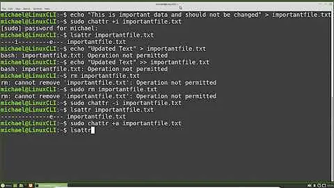 Linux Command Line (29) File Attributes