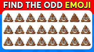 Find the ODD One Out - Emoji Edition 💩 50 Puzzles for GENIUS | Quiz Galaxy