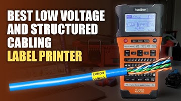 Brother PT-E550W Label Printer for Low Voltage and Structured Cabling 2022