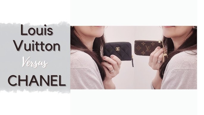 Chanel Card Holder with Zipped Coin Purse, 名牌, 手袋及銀包- Carousell