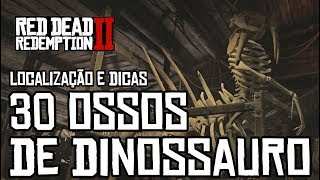 RED DEAD REDEMPTION 2 - TODOS OS 30 OSSOS DE DINOSSAURO (LOCALIZAÇÃO E DICAS) screenshot 2