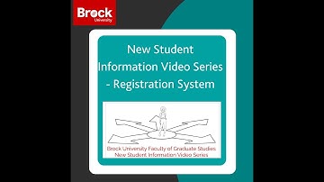 BU FGS New Student Information Video Series - Registration System