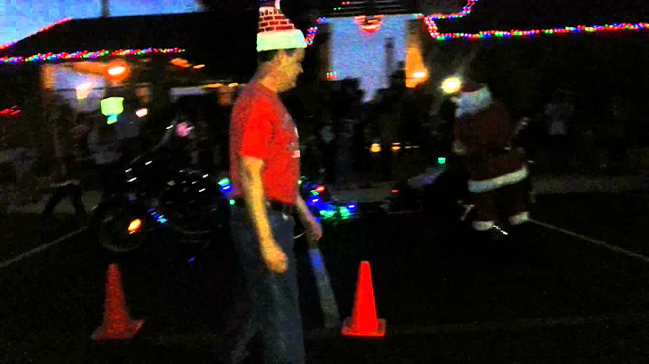 The way Santa come to town in Texas