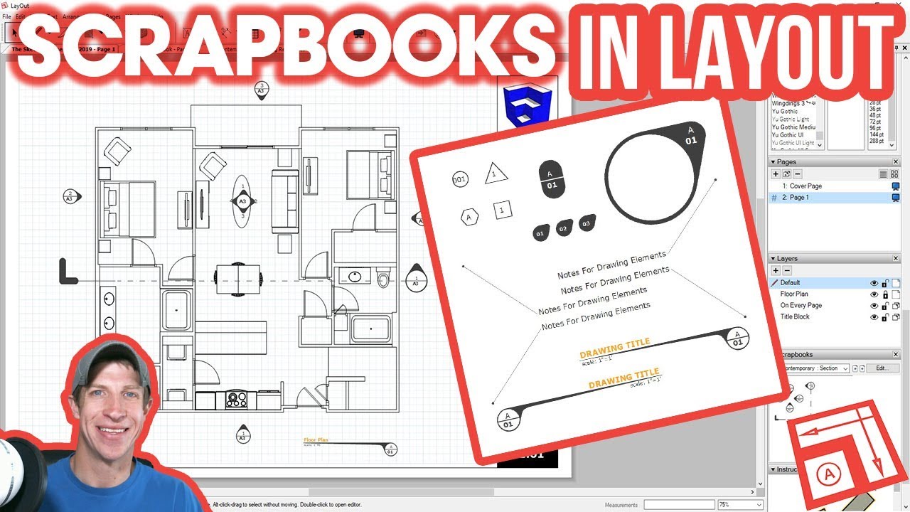 How To Use Scrapbooks In Layout The Sketchup Essentials