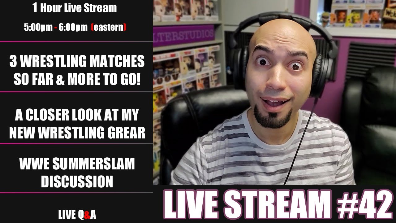 Cheap Wrestler Live Stream 42 My New Gear, 3 New Matches, WWE
