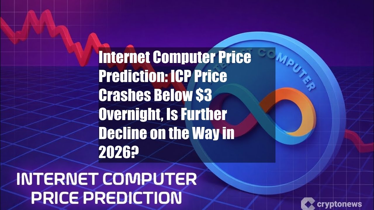 Internet Computer Price Prediction: ICP Price Crashes Below $3 - YouTube